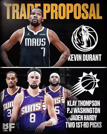 和歐文濃眉組三巨？美媒：獨(dú)行俠可用克萊+PJ+哈迪+倆首輪換KD-